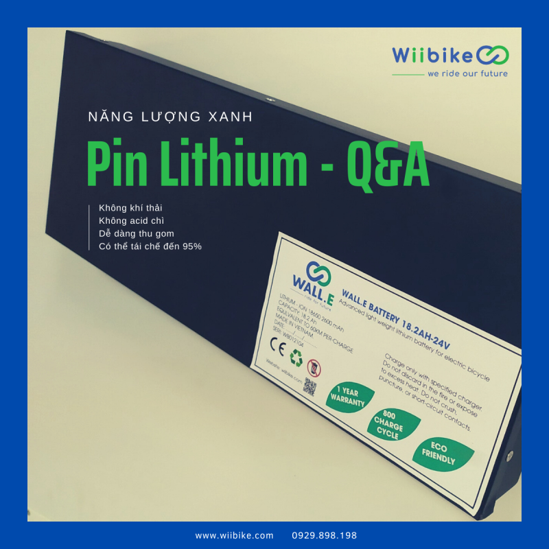 Pin Lithium - WiibikeKit