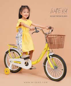 Xe đạp Wiibike Wall.E Kid nữ 4-11 tuổi