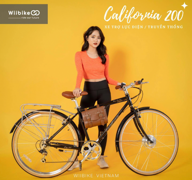 Xe đạp thành phố California City 200 phù hợp với mọi đối tượng